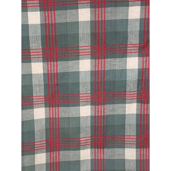 Vintage 80s 90s Iconic Tartan Plaid Oversized Cotton Blazer Spring Summer Preppy - Picture 7 of 11